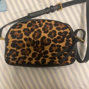 J. Crew cheetah purse